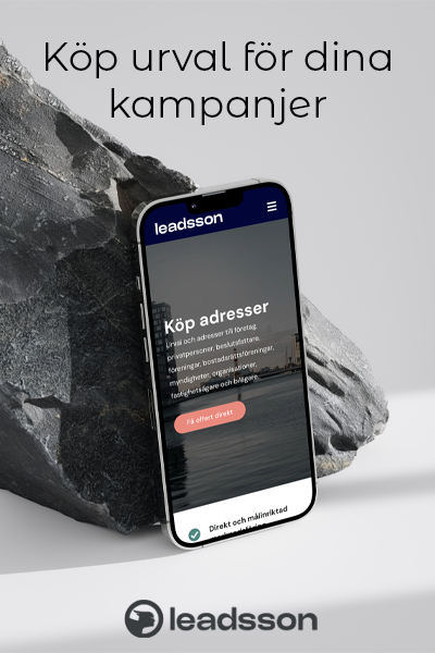 Leadsson, köp adresser och urval online